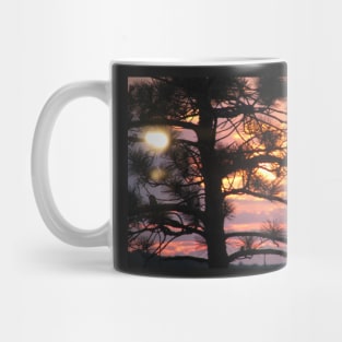 Silhouette Sunset at Lake CatchaComa-Available As Art Prints-Mugs,Cases,Duvets,T Shirts,Stickers,etc Mug